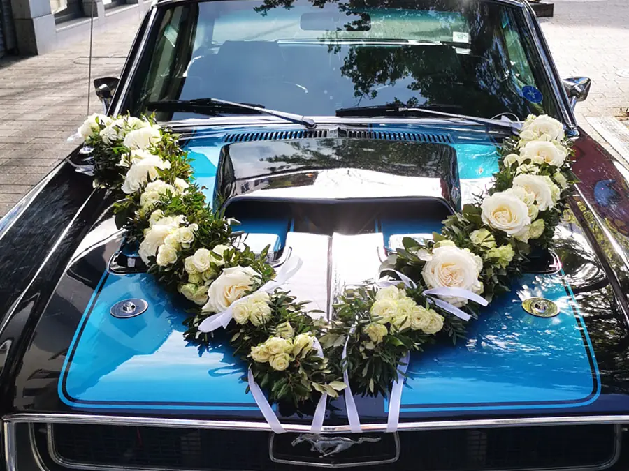 Ford Mustang als Hochzeitsauto